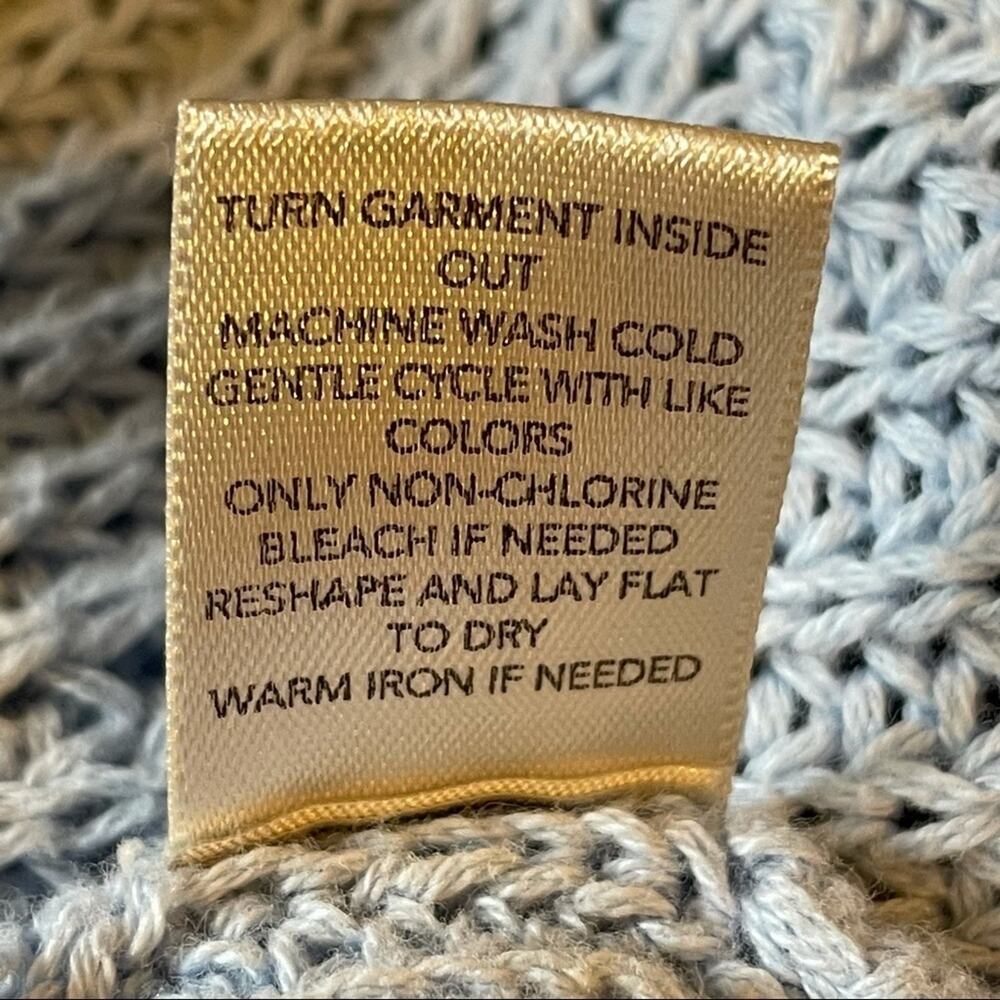 Christopher & Banks Light Blue Crew Neck Sweater - Picture 5 of 7